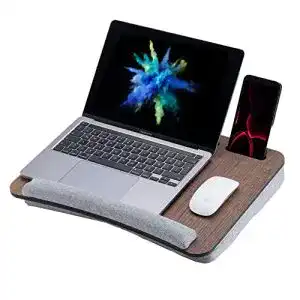 Laptopkissen Vigo Wood – Tragbarer Laptoptisch mit Kissen