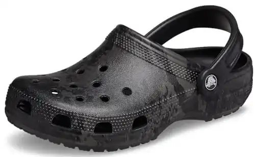Crocs Schuhe Crocs Unisex Classic Camo Clogs, Black, 7 US Men