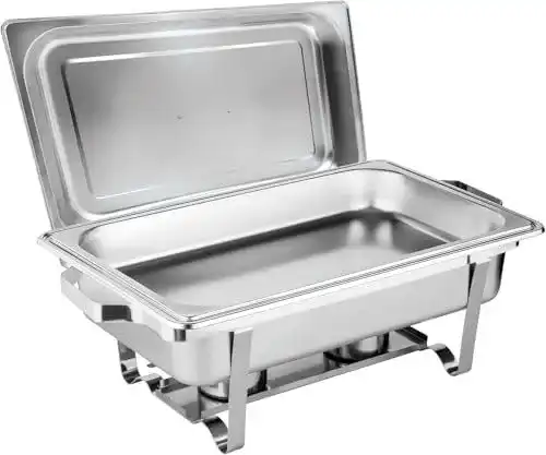 Chafing Dish Morleos Edelstahl Speisenwärmer Set 1/1 GN