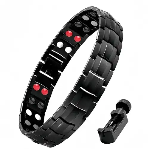Magnetarmband für Herren aus Titan von Flintronic