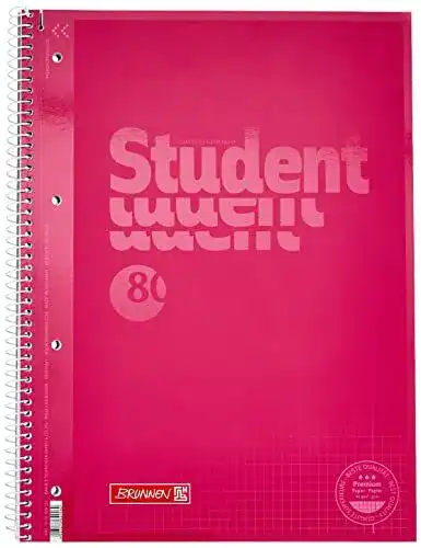 Collegeblock Brunnen 1067928126 Notizblock für Studenten in Pink