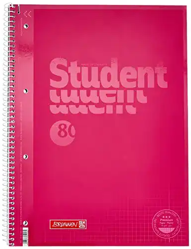 Collegeblock Brunnen 1067928126 Notizblock für Studenten in Pink