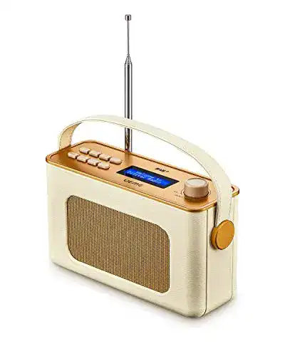 Nostalgieradio UEME Retro Digitalradio mit Bluetooth und DAB+