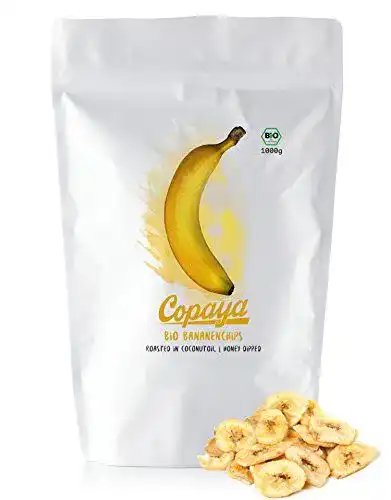 Bananenchips Copaya Bio 1000g mit Honig