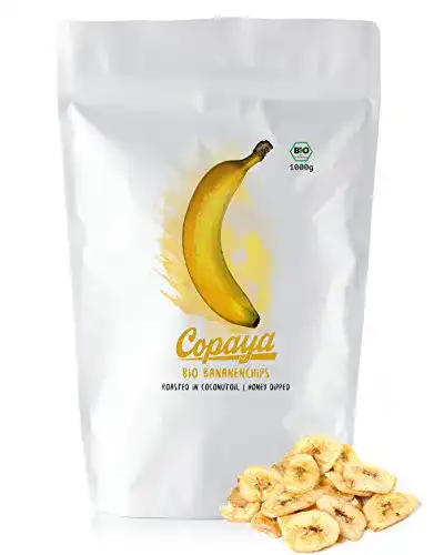 Bananenchips Copaya Bio 1000g mit Honig