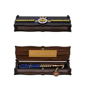 Handgemachte Tesbih Schatulle mit Gravur aus Holz