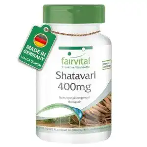 Shatavari Kapseln 400mg von Fairvital – 180 vegane Kapseln
