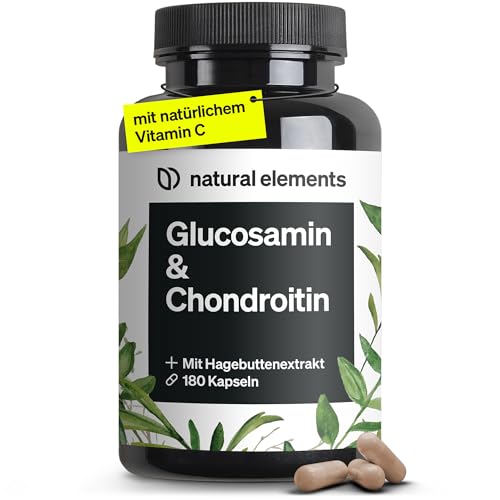 Gelenkkapseln mit Glucosamin und Chondroitin von Natural Elements