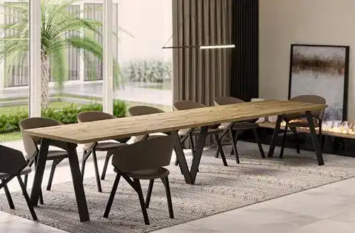Ausziehtisch Endo-Möbel XXL Esstisch Lungo 130 cm bis 405 cm