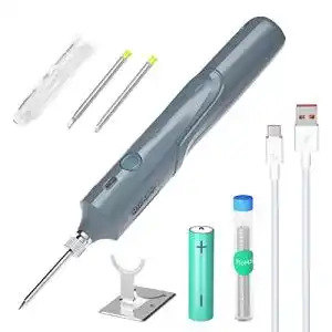 Akku-Lötkolben Set mit kabellosem Lötkolben und Zubehör