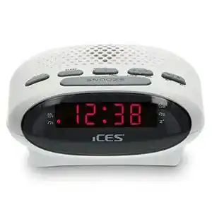 Radiowecker für Senioren iCES ICR-210 mit FM Tuner und Snooze-Funktion