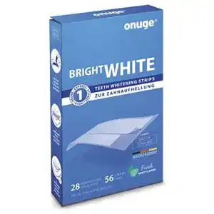Onuge Bright White Teeth Whitening Strips Zahnaufhellung ohne Peroxid