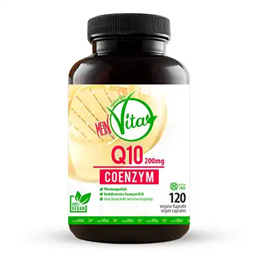 Coenzym Q10 Vegan, hochdosiert mit 200 mg pro Kapsel
