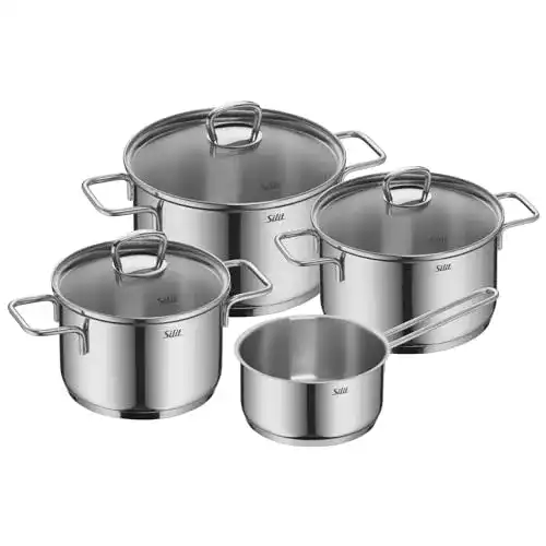 Silit Alicante Topfset 4-teilig für Induktion Kochtopf Set