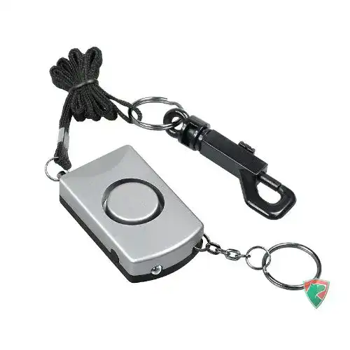 Taschenalarm von Pentatech mit LED-Lampe und Überfallalarm