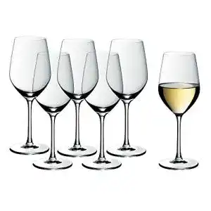 Weißweingläser WMF Easy Plus 6er Set aus Kristallglas