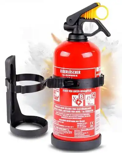 Auto Feuerlöscher EXDINGER BC Pulver 1kg für Fahrzeuge