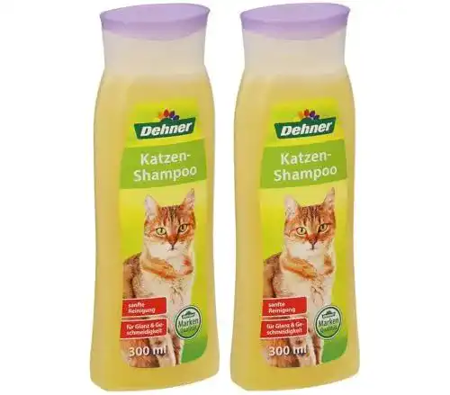 Katzenshampoo Dehner Katzen-Shampoo 2 x 300 ml (600 ml)