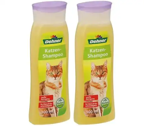 Katzenshampoo Dehner Katzen-Shampoo 2 x 300 ml (600 ml)
