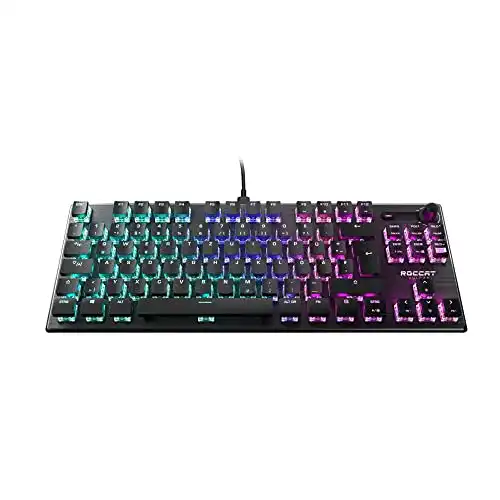 Havit Gaming Tastatur Roccat Vulcan TKL – Kompakte Mechanische RGB Tastatur