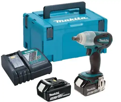 Makita Akku Schlagschrauber BTW251RFE mit 18 V und zwei Akkus
