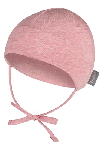 Babymütze Sterntaler OCS Beanie mit Umschlag in Rosa