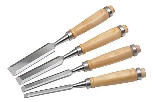 4-teiliges Stechbeitel-Set von CON:P für präzise Holzbearbeitung