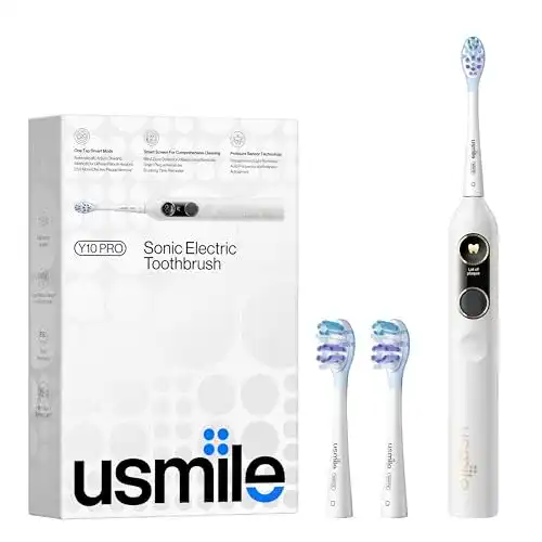 Usmile Y10 PRO Schallzahnbürste mit Display, Drucksensor und 4 Modi