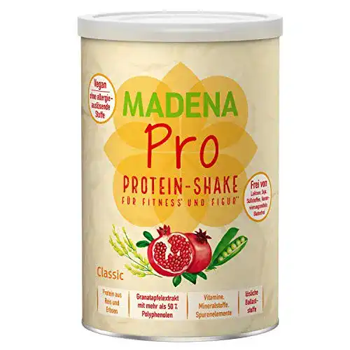 Eiweißpulver ohne Zucker von Madena Pro Veganes Proteinpulver