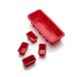 Kuchenform Coolinato Silikon Backform Kastenform 5er Set