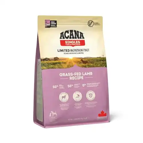 Acana Hundefutter Singles mit Weide-Lamm und Okanagan-Apfel