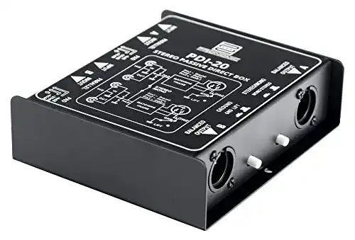 Pronomic PDI-20 passive DI-Box für Stereo-Anwendungen