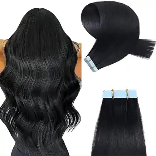 Yilite Tape in Extensions Echthaar 50 cm für Haarverlängerungen