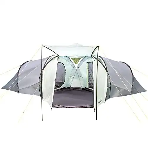 Skandika Kuppelzelt Bern für 4 Personen Campingzelt mit Panoramadach