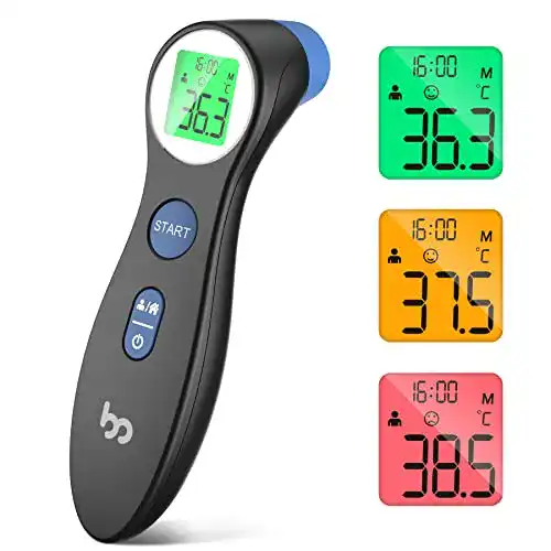 Stirnthermometer femometer für Babys mit digitaler Fiebermessung