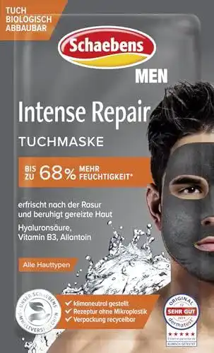 Schaebens Men Intense Repair Gesichtsmaske für Männer