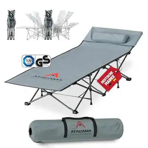 Feldbett XXL Atacama klappbar – leichtes Campingbett für Outdoor