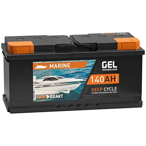 AGM-Batterie 140Ah GEL 12V Bootsbatterie für Wohnmobil und Solar
