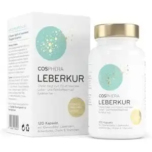 Cosphera Leberkur mit Mariendistel Kapseln für die Leberfunktion