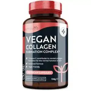 Vegane Kollagen Kapseln von Nutravita Pflanzliche Alternative