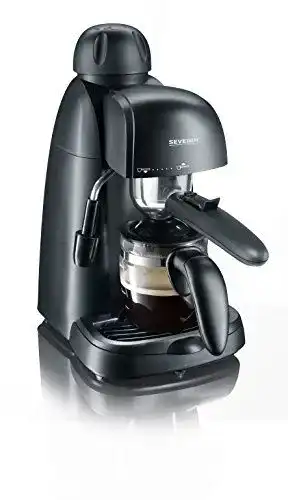 Severin Espressomaschine für Singles mit Milchschäumer