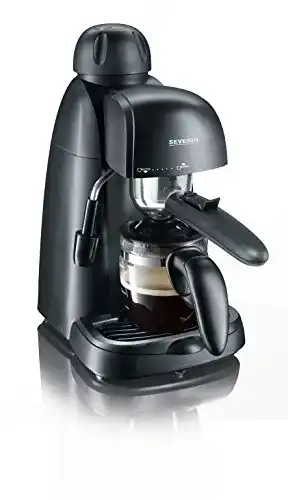 Severin Espressomaschine für Singles mit Milchschäumer