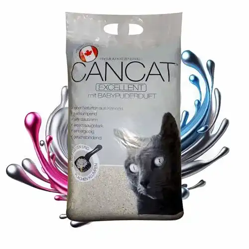 Katzenstreu CANCAT 2×15 kg Excellent kanadische Klumpstreu