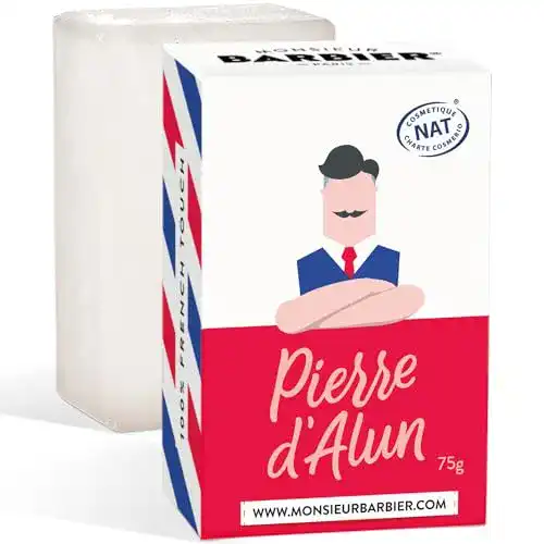 Alaunstein für Herren von Monsieur Barbier Blutstiller für die Rasur