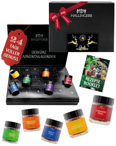 Gewürz-Adventskalender von Hallingers Genuss Manufaktur