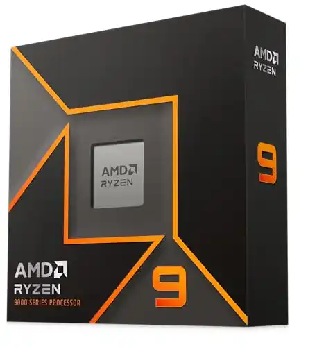 Amd Ryzen 9 9950X Prozessor mit integrierter Radeon Grafik und 16 Kernen
