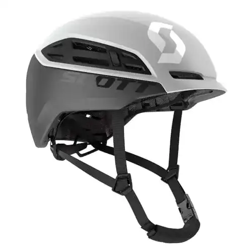 Scott Couloir Mountain Helm in Weiß/Schwarz für Ski und Bergsport