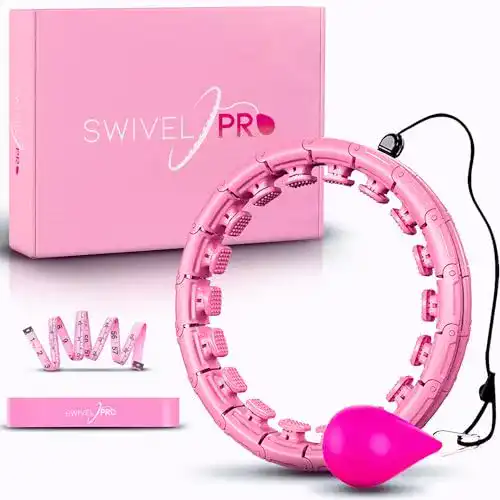 Hula-Hoop-Reifen Swivel Pro mit Gewichtsball und Resistance Band