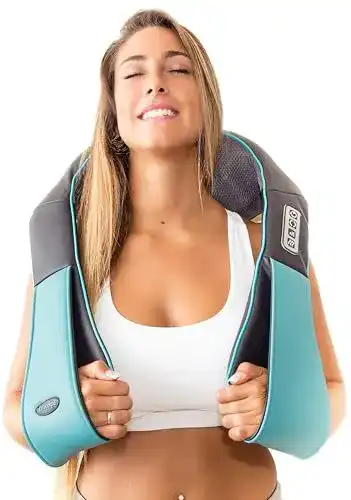 Massagegerät InvoSpa Shiatsu für Nacken, Schulter und Rücken mit Infrarot