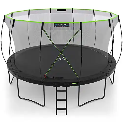 Kinetic Sports Trampolin 430 cm Premium Outdoor für Kinder und Erwachsene